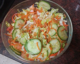 Foto del paso 2 de la receta: Rodajas de merluza asadas con ensalada