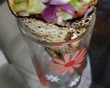 A picture of step 3 of Papad salad cone.