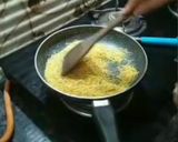 A picture of step 1 of Sewai rabdi katori.
