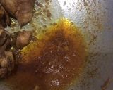 A picture of step 2 of Chicken Nehari.