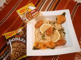 Noodles cu cârnăciori