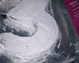 A picture of step 6 of Azaadi cake.