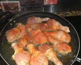 A picture of step 4 of Icky Sticky Fried Chicken.