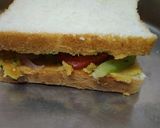 A picture of step 2 of Cheese masala toast sandwich.