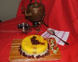 A picture of step 19 of Persian upside down rice (Tahchin-e Morgh).