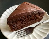 A picture of step 5 of Soft & Moist Chocolate Cake.