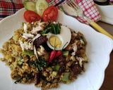 Foto langkah ke 4 dari resep Cauliflower fried rice ketogenic #debm #ketopad.