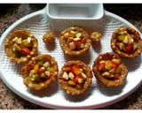 A picture of step 6 of Sago bowl chaat.