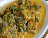 Foto langkah ke 4 dari resep Gulai Lobak Singgalang & tempe.