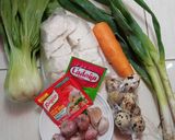 Foto langkah ke 1 dari resep 6. sayur pakcoy telur puyuh.