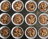 A picture of step 5 of Silken Tofu Cocoa Muffins (Dairy Free).