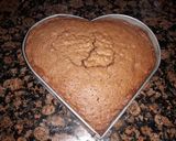 A picture of step 8 of Double Heart cake.