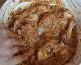 A picture of step 1 of Angara chicken.