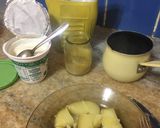 Foto del paso 1 de la receta: Puré de papas rústicas con queso crema y cúrcuma
