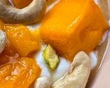 Foto del paso 4 de la receta: Smoothie bowl de yogur casero enriquecido 🥭 yogur con mango, castañas de cajú, pistachos y más