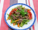 Hình bước làm 5 của món Đậu Que Xào Thịt Bò
