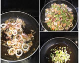 Foto del paso 4 de la receta: Timbal de habitas baby con frutos del mar 🌊 🦐🐙