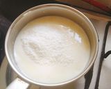A picture of step 2 of Paneer kheer.