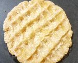 A picture of step 8 of Bhakhari (flat bread).