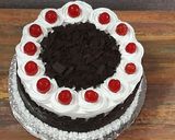 A picture of step 5 of Black Forest Cake.