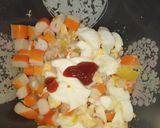 Foto del paso 2 de la receta: Ensalada de palitos de cangrejo