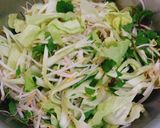 A picture of step 4 of Char Siu Noodle Bowl (Bún trộn xá xíu).
