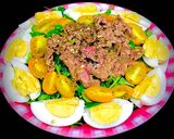 Hình bước làm 4 của món Salad Rau Càng Cua, Trứng, Thịt Bò