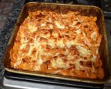 A picture of step 11 of No Boil Baked Pasta.