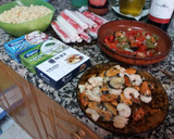 Foto del paso 1 de la receta: Ensalada de marisco y pasta