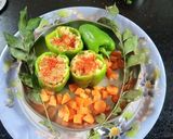 A picture of step 7 of Special Capsicum Stuffed with Potato.