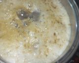 A picture of step 2 of Maggi soup with roasted nuts and chicken 😋😋😋😋.