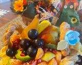 Hình bước làm 5 của món Fruit basket tart and roses