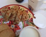 A picture of step 9 of Chicken BBQ paratha.