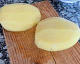 Foto del paso 4 de la receta: Hamburguesas de soja texturizada con patatas fritas