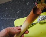 A picture of step 14 of Homemade ice cream cones.