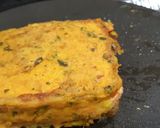 A picture of step 7 of Club cheese chilla sandwich.