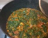 A picture of step 11 of Spinach stew / vegetable stew.