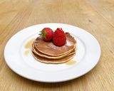 A picture of step 6 of Simple American pancakes.