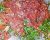 A picture of step 4 of Kachai qeemai kai kabab.