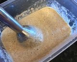 Foto del paso 2 de la receta: Panqueques integrales de espinaca con chía
