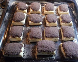 Foto del paso 6 de la receta: Tortitas negras con sabor a naranja, rellenas de dulce de leche