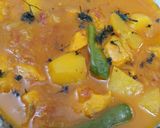 A picture of step 13 of Bonless Aloo murgi salan.