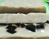 Foto langkah ke 5 dari resep Puding Cincau Susu Dele.