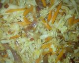 A picture of step 2 of Spring rolls filling.
