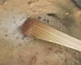 A picture of step 1 of Sooji Halwa.