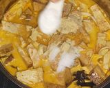 Foto langkah ke 7 dari resep Gulai Nangka Tahu Telur.