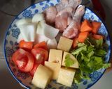 รูปขั้นตอนการทำที่ 1 ของ ซุปไก่มันฝรั่ง