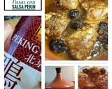 Foto del paso 13 de la receta Pollo en tajine con ciruelas y pasas con salsa Pekin