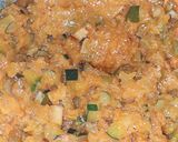 A picture of step 4 of Pumpkin sabzi.