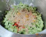 A picture of step 2 of Kachi curry Gavar (cluster beans).